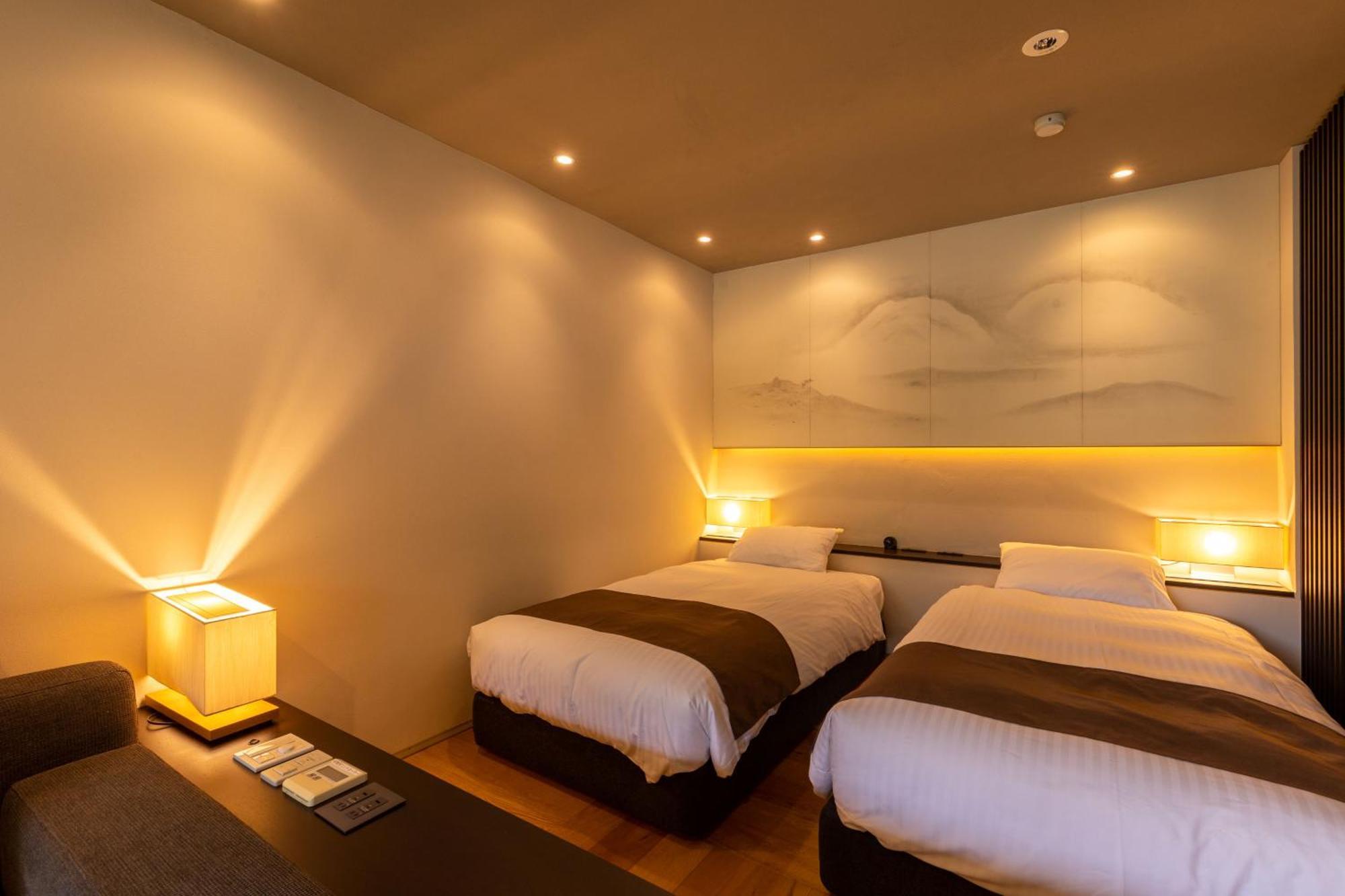 [Main Building] Japanese-Modern Twin Room Shower Booth Adults Only